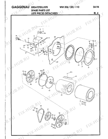 Схема №5 WM206120 WM206 с изображением Ремень для стиральной машины Bosch 00260336