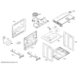 Схема №1 HBA34B162 H.BO.NP.L3D.IN.GLASS.B1a.N.E3_COT/ с изображением Модуль управления, запрограммированный для электропечи Bosch 11017160