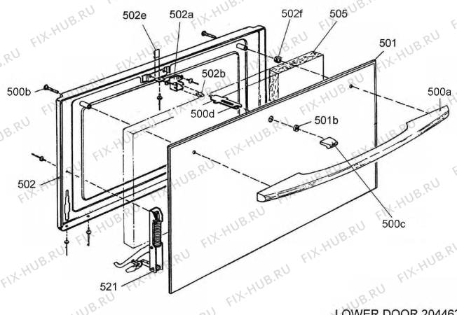 Взрыв-схема вытяжки Gorenje Loistoliesi 60S A245A63A FI   -White FS 60 (900000403, A245A63A) - Схема узла 05