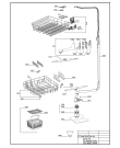 Схема №1 DSN 6833 X (7652843942) с изображением Панель для посудомоечной машины Beko 1745960005