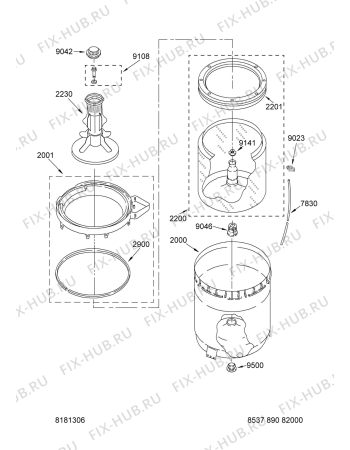 Схема №3 WTW5100SQ0 с изображением Сенсор для стиралки Whirlpool 480110100622