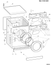 Схема №1 AB64PT (F022486) с изображением Декоративная панель для стиралки Indesit C00073903