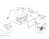 Схема №2 HA858540U с изображением Панель управления для плиты (духовки) Siemens 11009284