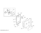 Схема №3 DRI4505 с изображением Передняя панель для посудомоечной машины Bosch 00742420