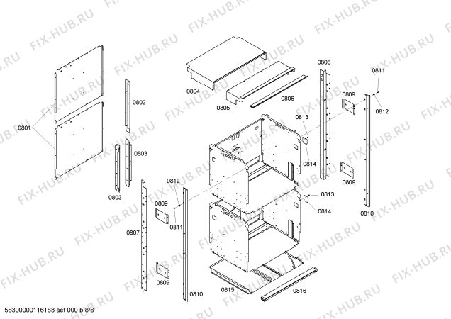 Схема №3 C302BS с изображением Плата для плиты (духовки) Bosch 00473699