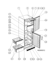 Схема №1 A2302FP с изображением Декоративная панель для холодильной камеры Aeg 54000345232685