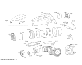 Схема №1 AC3000 ACTIVA с изображением Пылесборник для пылесоса для мини-пылесоса Bosch 12010450