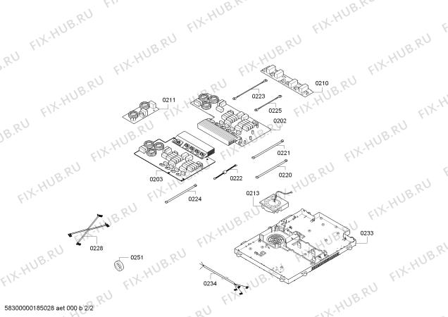 Схема №1 CI483110 Gaggenau с изображением Стеклокерамика для электропечи Bosch 00772449