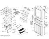 Схема №2 KGF25340TI с изображением Крышка для холодильника Bosch 00494646