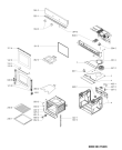 Схема №1 BOB60ABBNA с изображением Дверь (стекло) духовки для плиты (духовки) Whirlpool 480121100688