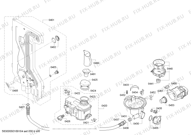 Схема №3 SMI50L05EX SilencePlus с изображением Панель управления для посудомоечной машины Bosch 00743513