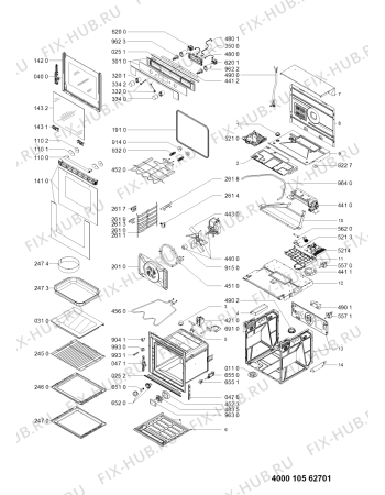 Схема №1 BIVMS8100P1 (F091038) с изображением Руководство для духового шкафа Indesit C00355460