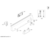 Схема №2 SMS40E28EU с изображением Передняя панель для посудомоечной машины Bosch 00675345