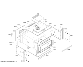 Схема №4 3HF545X с изображением Кронштейн для духового шкафа Bosch 00661872
