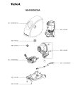 Схема №2 NE410838/35A с изображением Часть корпуса для электрошинковки Tefal SS-1530000513
