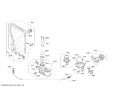 Схема №4 SPV39E00TI с изображением Передняя панель для электропосудомоечной машины Bosch 00792059
