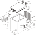 Схема №1 FH9143W (166920, ZS1406) с изображением Крышка для холодильной камеры Gorenje 342013
