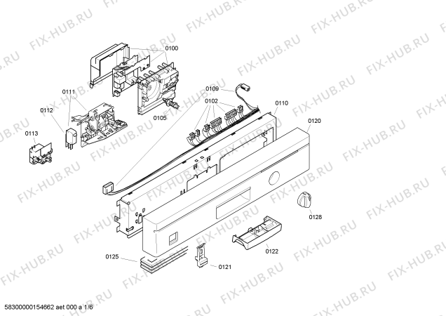 Схема №3 ATS-110E с изображением Штекер для посудомоечной машины Bosch 00611697