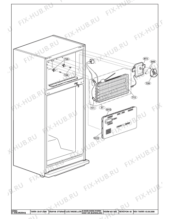 Взрыв-схема холодильника Beko BEKO NDP 9310 HCA (6051487182) - EVAP