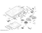 Схема №1 NKC845P01 с изображением Стеклокерамика для плиты (духовки) Bosch 00471258