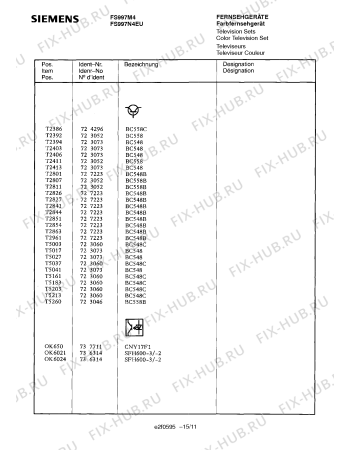 Схема №4 FS997N4EU с изображением Конденсатор для жк-телевизора Siemens 00738953