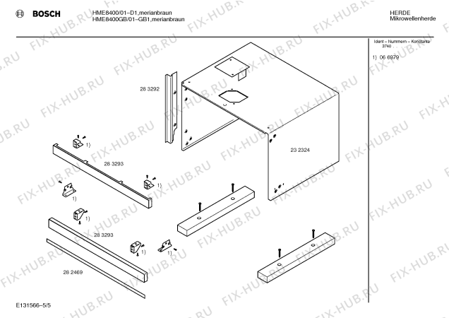Схема №1 HME8450GB с изображением Инструкция по эксплуатации для микроволновой печи Bosch 00516322
