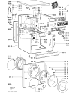 Схема №1 AWM 6100 с изображением Рукоятка для стиральной машины Whirlpool 481249878619
