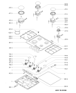 Схема №1 AKT 653/WH с изображением Покрытие для плиты (духовки) Whirlpool 481244039743