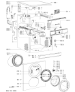 Схема №1 AWO 466 с изображением Обшивка для стиралки Whirlpool 480111100537