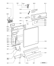 Схема №1 ADP JUBLIEUM с изображением Панель для посудомоечной машины Whirlpool 481245371718