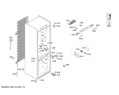 Схема №2 KGN39A63 с изображением Дверь для холодильной камеры Bosch 00248846