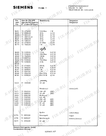 Взрыв-схема телевизора Siemens FV8867 - Схема узла 08