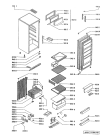 Схема №1 ART 313/KO/1 с изображением Держатель для холодильной камеры Whirlpool 481952928164