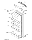 Схема №1 SKS91040F0 с изображением Дверка для холодильника Aeg 2256479011