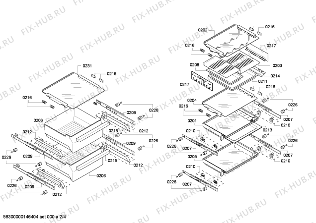 Схема №1 RC289203 Gaggenau с изображением Плата для холодильной камеры Bosch 00677897