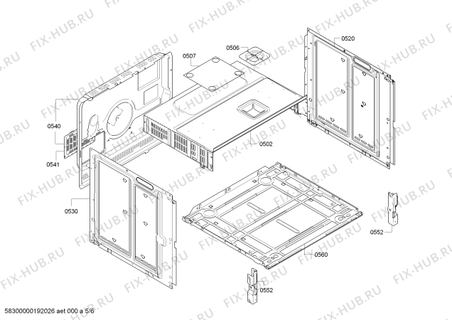 Схема №1 CF234653 с изображением Панель управления для плиты (духовки) Bosch 00747188