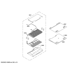 Схема №1 KDN40A03 с изображением Поднос для холодильной камеры Bosch 00679628