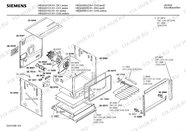 Схема №2 HB32220CC с изображением Панель для плиты (духовки) Siemens 00282647