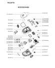 Схема №1 RO2323EA/4Q0 с изображением Крышка для мини-пылесоса Rowenta RS-RT900464