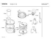Схема №1 MK14052 с изображением Корпус для кухонного комбайна Siemens 00270450