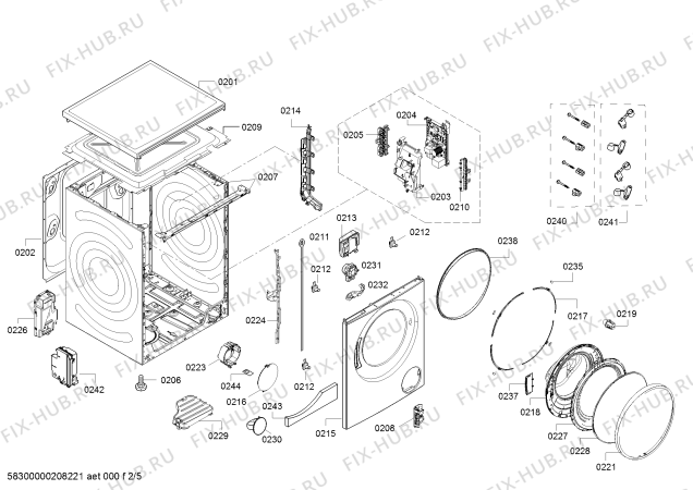 Схема №3 WM14U940TR с изображением Инструкция по эксплуатации для стиралки Siemens 18036820