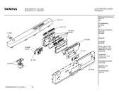 Схема №4 SE25A293FF с изображением Передняя панель для посудомойки Siemens 00365111