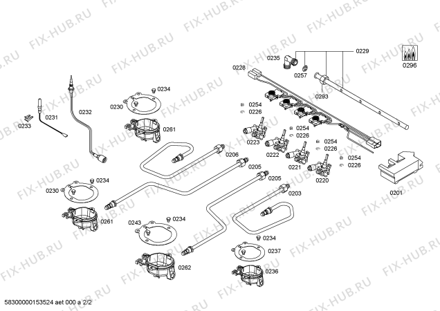 Схема №1 CA114251NL 4G CN60R/2010 с изображением Варочная панель для плиты (духовки) Bosch 00686341