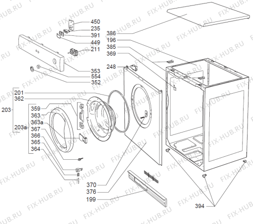 Взрыв-схема комплектующей Gorenje D80T   -Air Vent  Dryer (900000022, 211642732000) - Схема узла 03