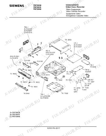 Схема №10 FM708V6 с изображением Инструкция по эксплуатации для плиты (духовки) Siemens 00530856