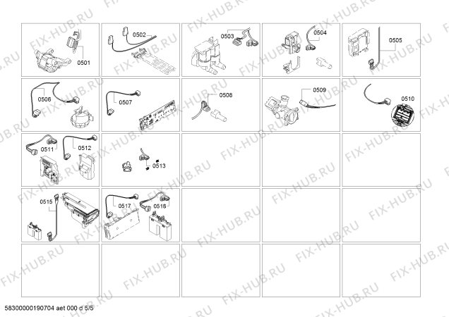 Схема №1 WAT28661ME с изображением Наклейка для стиралки Bosch 00637400