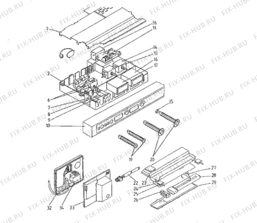 Взрыв-схема холодильника Zanussi ZFC177/3T - Схема узла Electrical equipment 268