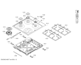 Схема №2 POH6B6B10 Bosch с изображением Форсунки для жидкого газа для плиты (духовки) Bosch 00634815