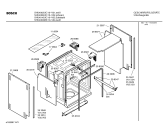 Схема №1 SHU4002UC с изображением Передняя панель для посудомоечной машины Bosch 00354221