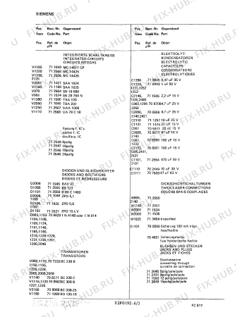 Взрыв-схема телевизора Siemens FC517 - Схема узла 02